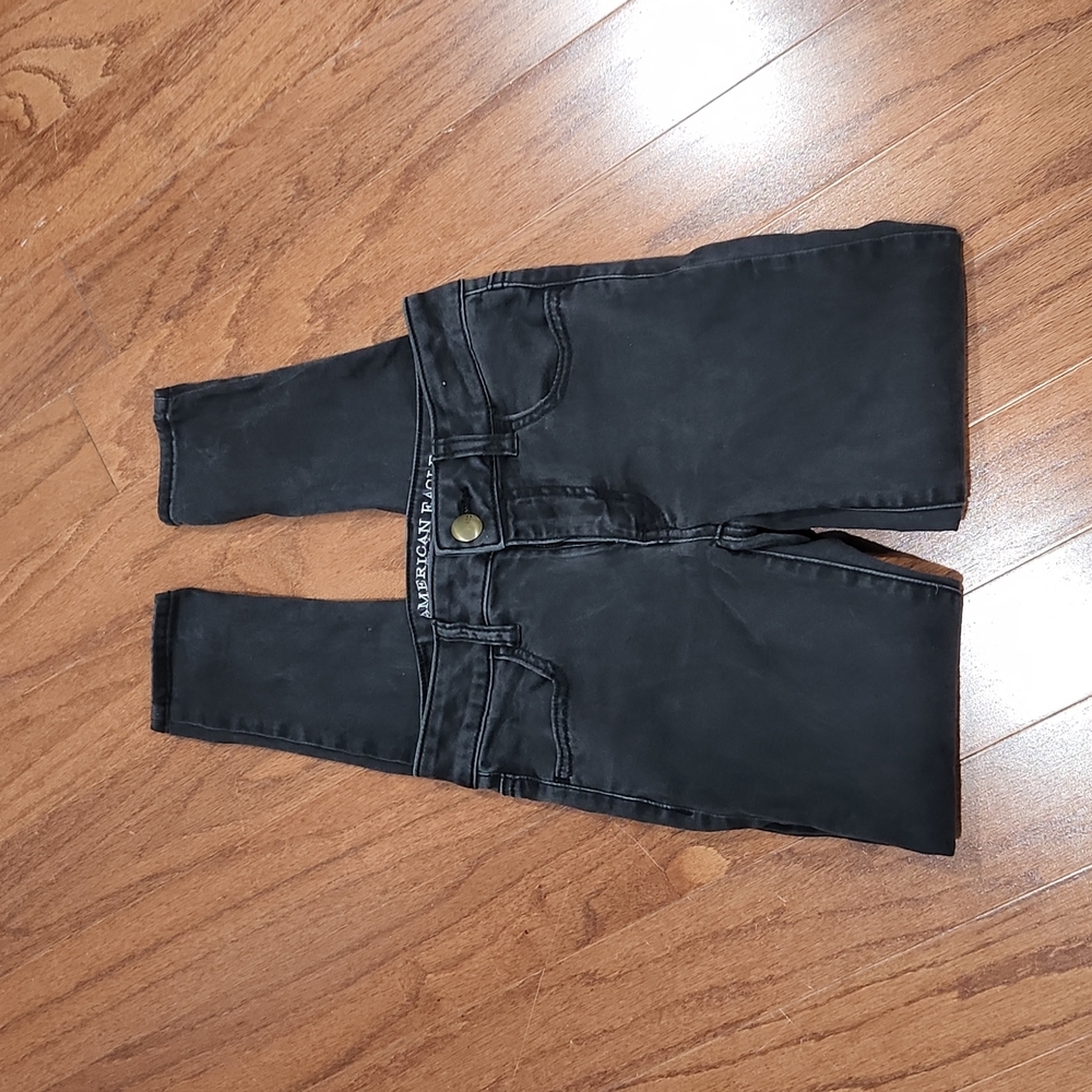 Faded black jeggings